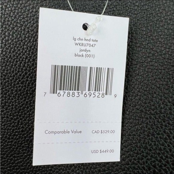 Kate Spade Large Jordyn Chain Tote in Black AUTHENTIC New w/out tags - Picture 9 of 10